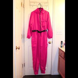 Adult Squid Game Pink Guard Jumpsuit
